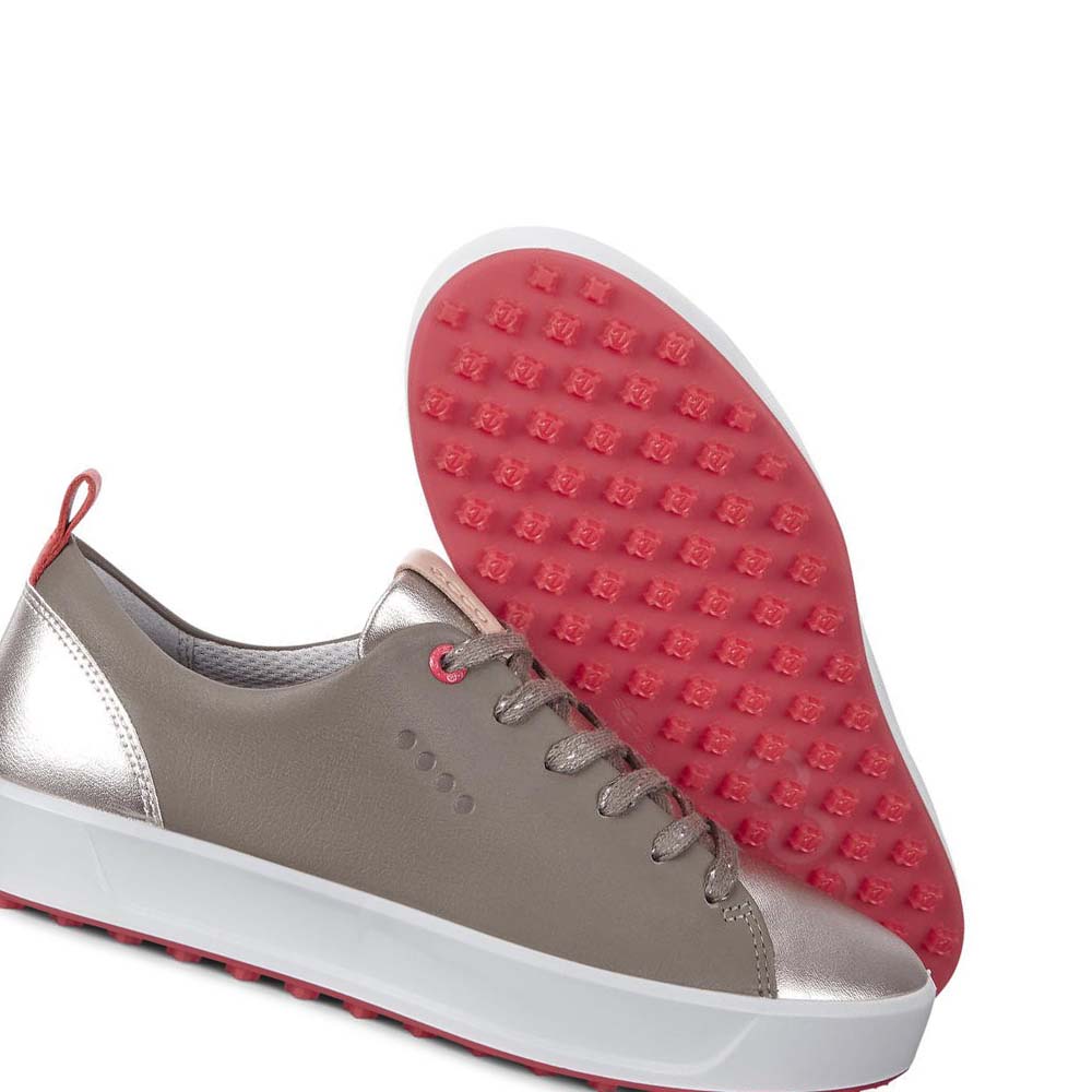 Women's Ecco Soft Golf Shoes Grey | Canada 132AHK